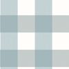 Picture of Amos Teal Gingham Wallpaper