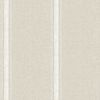 Picture of Linette Light Grey Fabric Stripe Wallpaper 