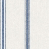 Picture of Linette Blue Fabric Stripe Wallpaper 