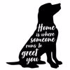 Home is Where Someone Wall Quote Decals