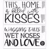 Wagging Tails and Wet Noses Wall Quote Decals