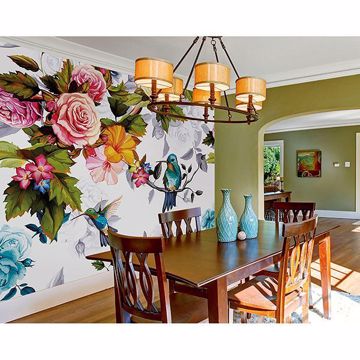 Show details for Hummingbird Garden Wall Mural