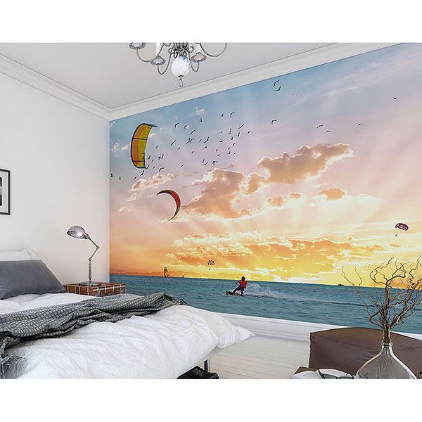 WALS0330 - Wind Surfer Wall Mural by ohpopsi