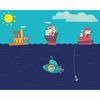 Picture of Nautical Adventures Wall Mural 