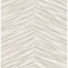 Picture of Aldie Off-White Chevron Weave Wallpaper 
