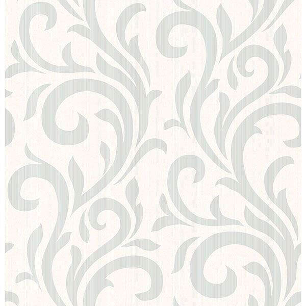 Picture of Bletilla Teal Scroll Wallpaper 