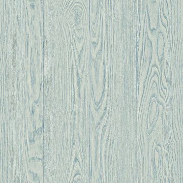 Picture of Groton Light Blue Wood Plank Wallpaper 