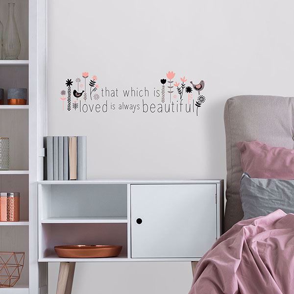 Picture of That Which is Loved Wall Quote Decals
