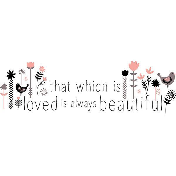 DWPQ2863 That Which is Loved Wall Quote Decals by WallPops