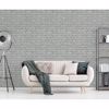 Cologne Grey Painted Brick Wallpaper