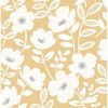Bergman Mustard Scandi Flower Wallpaper