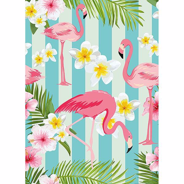 Picture of Flamingos Wall Mural 
