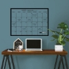 Picture of Black on Clear Monthly Dry Erase Calendar Decal