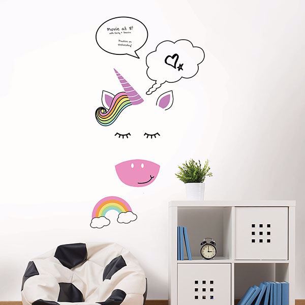 Picture of Unicorn Moods Giant Dry Erase Message Board