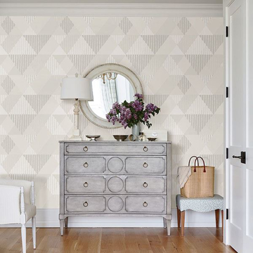 Show details for Mod Peaks Sterling Wallpaper by Sarah Richardson