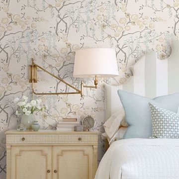 Show details for Peony Tree Citrine Wallpaper by Sarah Richardson