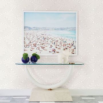 Show details for Kaleidoscope Platinum Wallpaper by Sarah Richardson