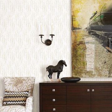 Show details for Wavelength Citrine Wallpaper by Sarah Richardson