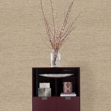 Show details for Everest Gold Faux Grasscloth Wallpaper