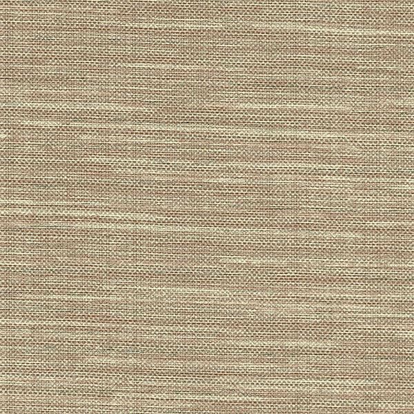 Picture of Bay Ridge Chestnut Linen Texture Wallpaper 