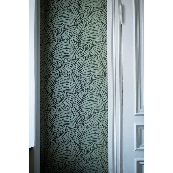 28256378 Myfair Olive Leaf Wallpaper by Engblad & Co
