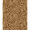 Picture of Myfair Brown Leaf Wallpaper 