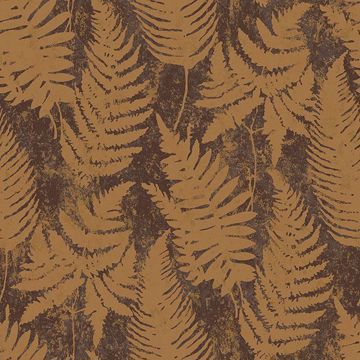 Picture of Whistler Brown Leaf Wallpaper