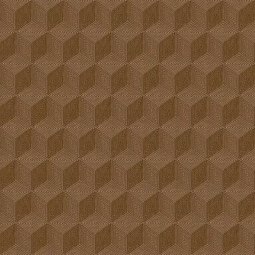 Picture of Claremont Gold Geometric Wallpaper 