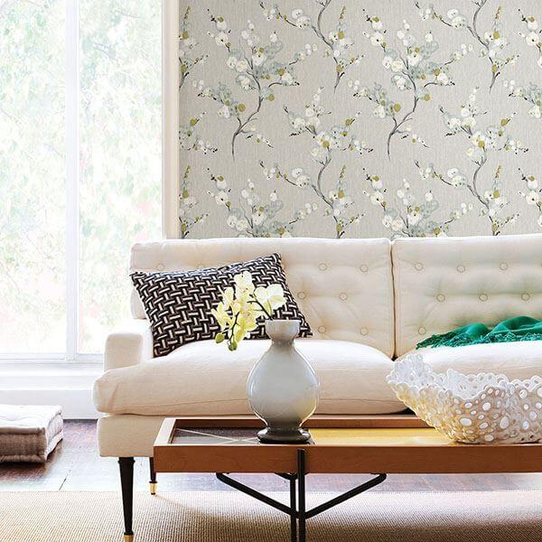 NU2679 Yellow Mirei Peel and Stick Wallpaper by NuWallpaper