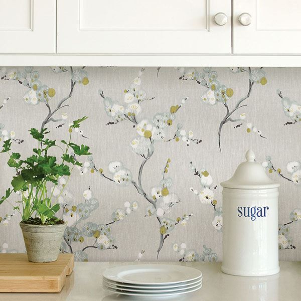 NU2679 Yellow Mirei Peel and Stick Wallpaper by NuWallpaper