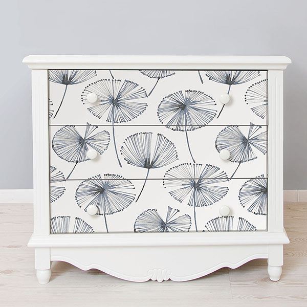 NU2683 Blue Aya Peel and Stick Wallpaper by NuWallpaper