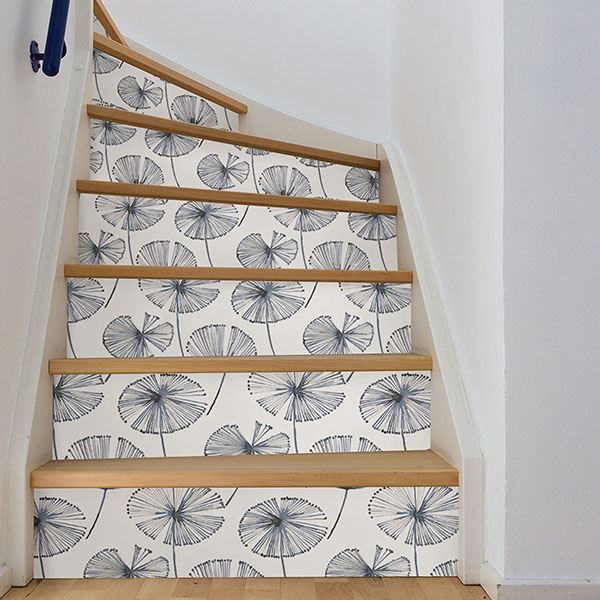 NU2683 Blue Aya Peel and Stick Wallpaper by NuWallpaper