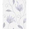 Picture of Synergy Grey Floral Trails Wallpaper 