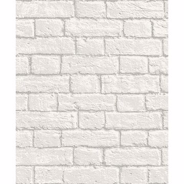 Show details for Ditmas White Brick Wallpaper