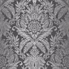 Picture of Signature Charcoal Damask Wallpaper 