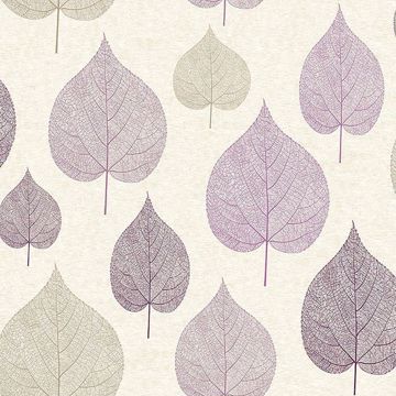 Picture of Quest Plum Leaf Wallpaper 