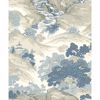 Picture of Ordos Blue Eastern Toile Wallpaper 