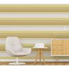 Energy Yellow Striped Wallpaper
