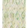 Picture of Gilboa Green Ikat Wallpaper