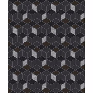 Picture of Joanne Charcoal Blox Wallpaper 