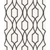 Picture of Evelyn Black Trellis Wallpaper