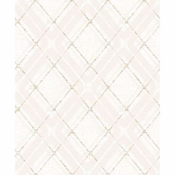 Picture of Hadley Beige Argyle Wallpaper