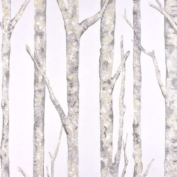 Picture of Cameron Off-White Trees Wallpaper 