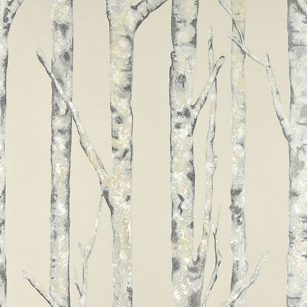 2811-BLW10503 - Cameron Cream Trees Wallpaper - by Advantage