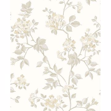 Picture of Parry Bone Floral Wallpaper 
