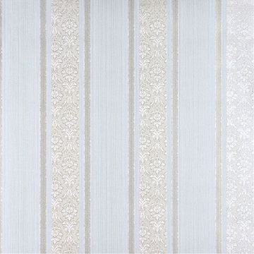 Picture of Mackenzie Mint Stripe Wallpaper 