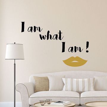 Show details for What I Am Wall Quote Decals