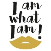 What I Am Wall Quote Decals
