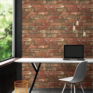 Brick Wallpaper | Red Brick Wallpaper | Faux Brick Wallpaper