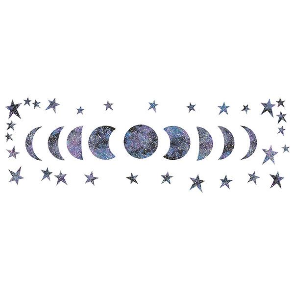 WPK3017 Reach for the Moon Glow in the Dark Wall Art Kit by WallPops